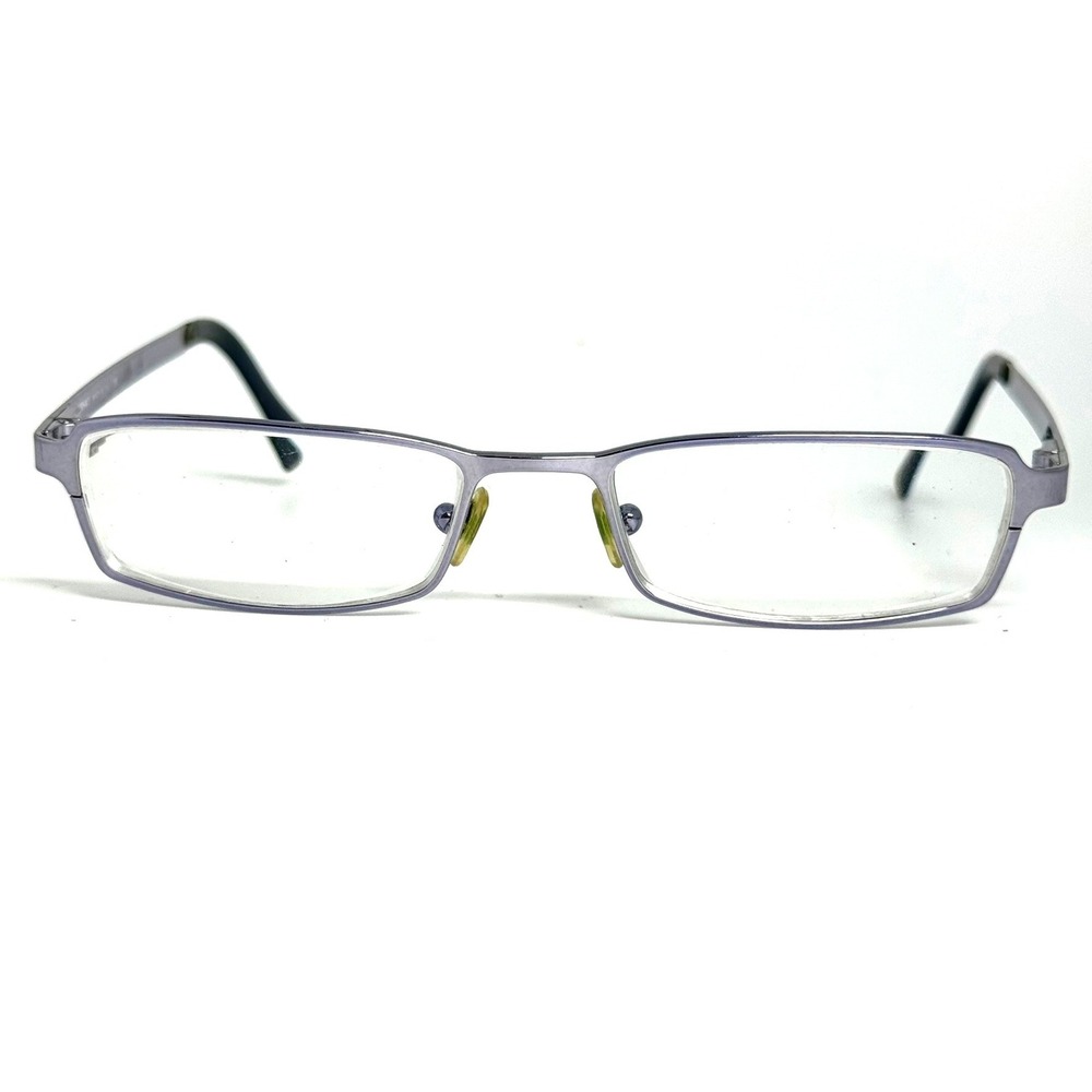 Versace MOD 1041 1060 Metallic Purple Rectangular Eyeglass Frame Italy 51-17-135